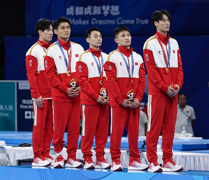 成都大运会体操比赛中国军团摘下9枚金牌进军巴黎奥运会